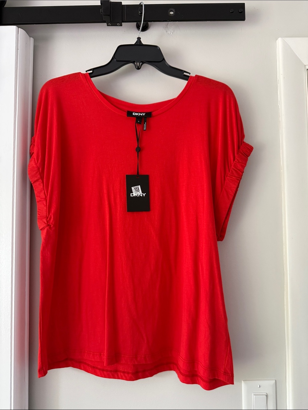 DKNY Bright Red Short Sleeve Tee